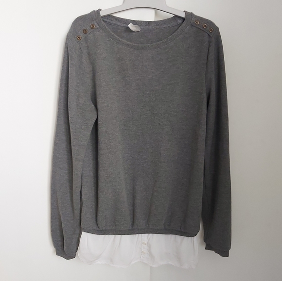 Defacto gray officewear sweater - Picture 7 of 7